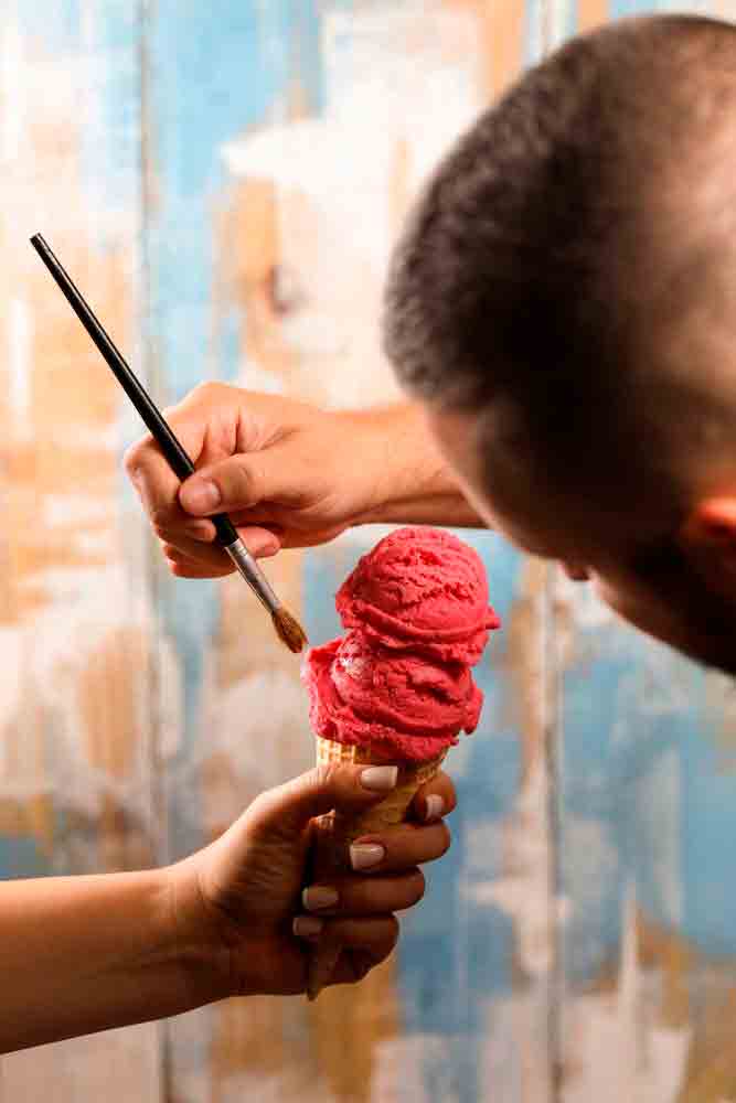Food styling de sorvete - Juliano Albano e Érica Araium Food styling de sorvete - Juliano Albano e Érica Araium