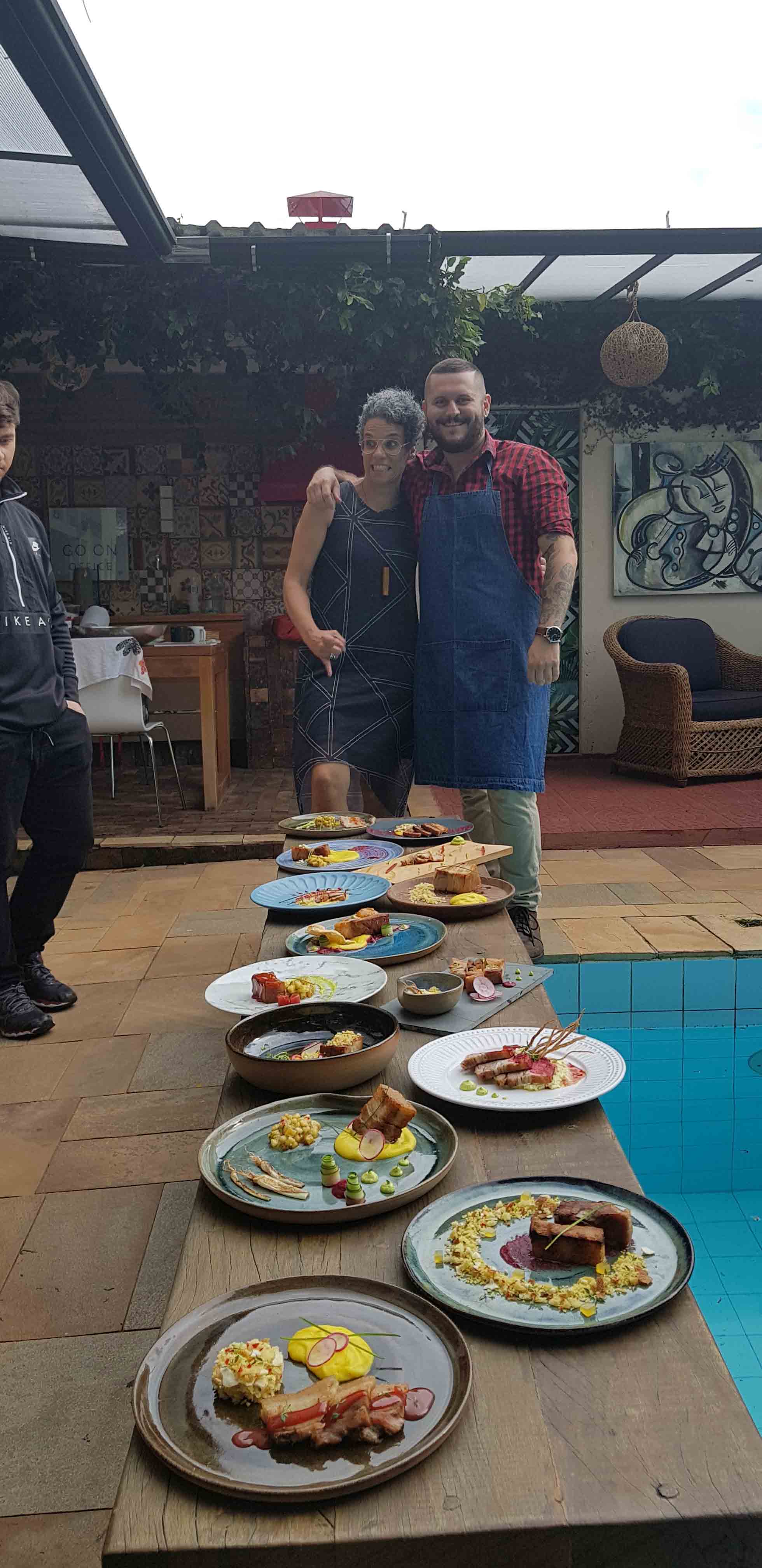 Érica Araium e Juliano Albano, facilitadores do workshop De Comer com os Olhos
